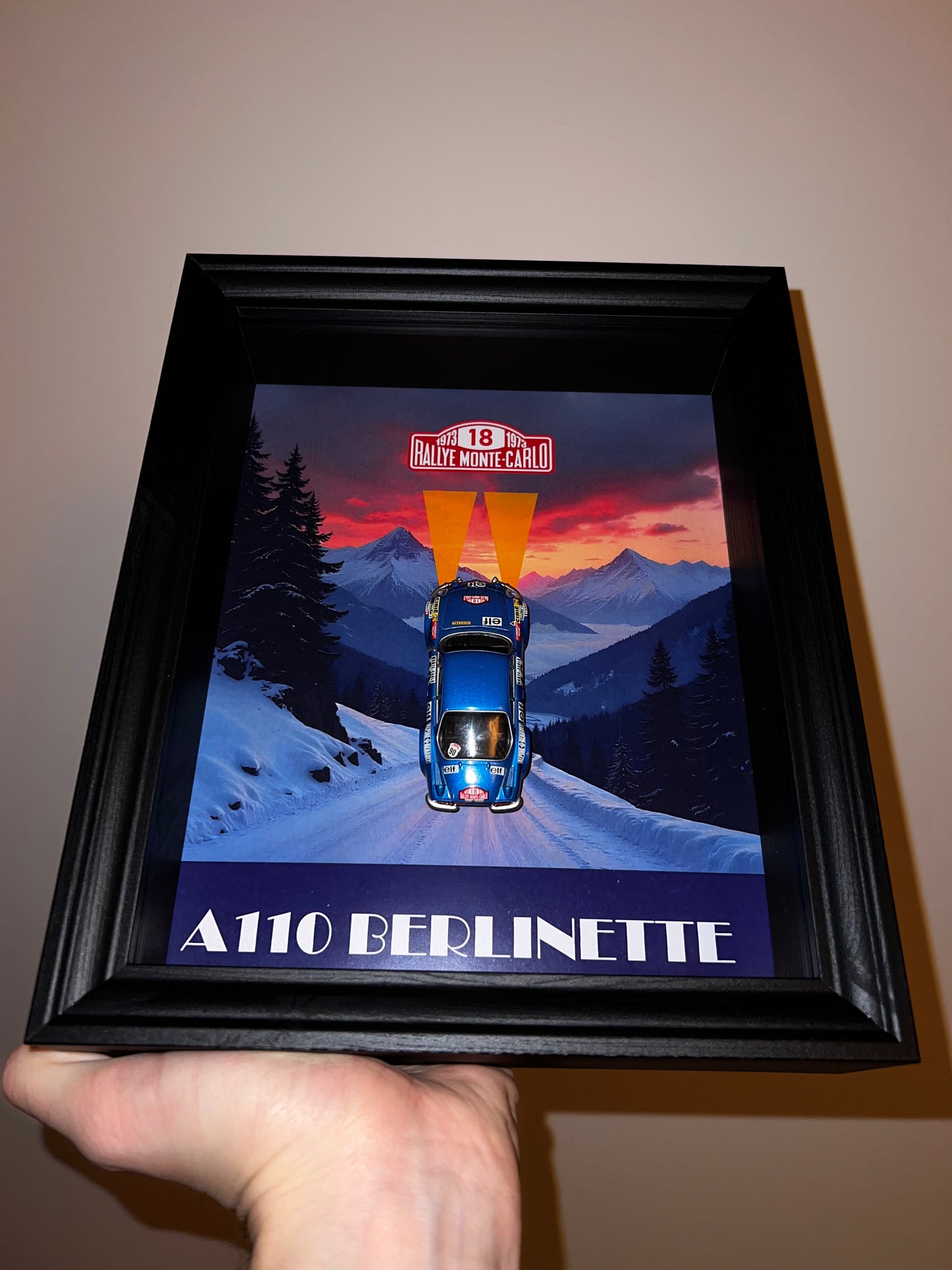 Alpine A110 berlinette rallye Monte-Carlo